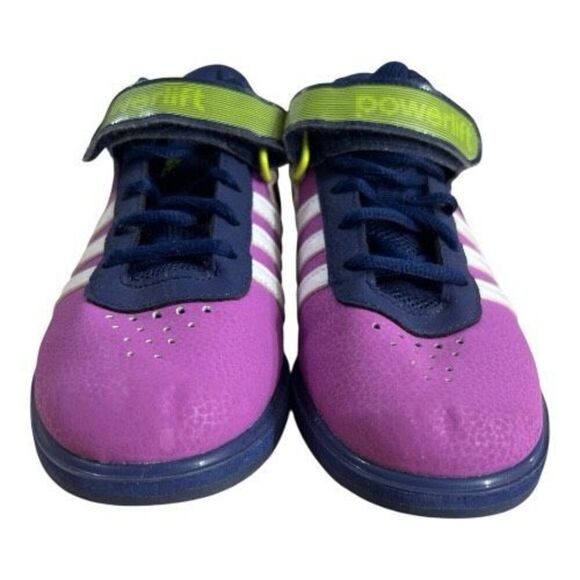 Adidas Powerlift 2.0 Women Shoes Trainers Size 7.5 Purple Pink B39860 Training - Picture 4 of 12
